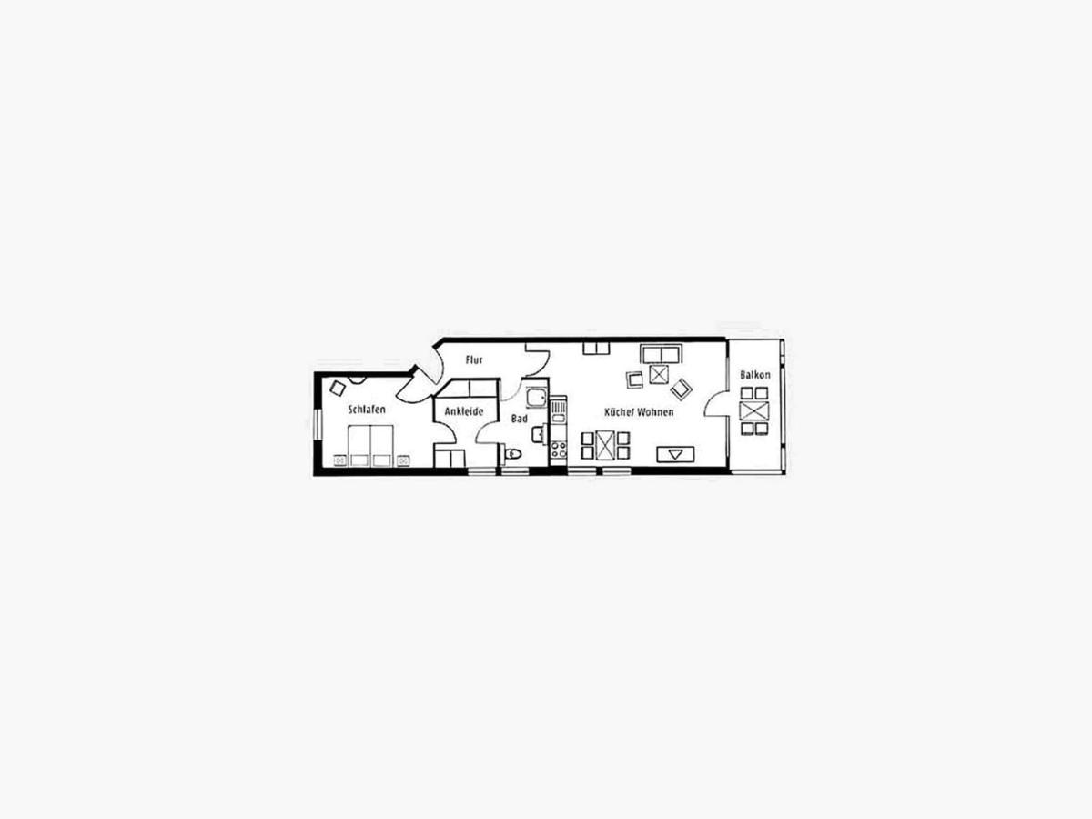 Duenenpark Binz - Komfort Ferienwohnung Mit 1 Schlafzimmer Und Balkon Im Obergeschoss 225 Exteriér fotografie